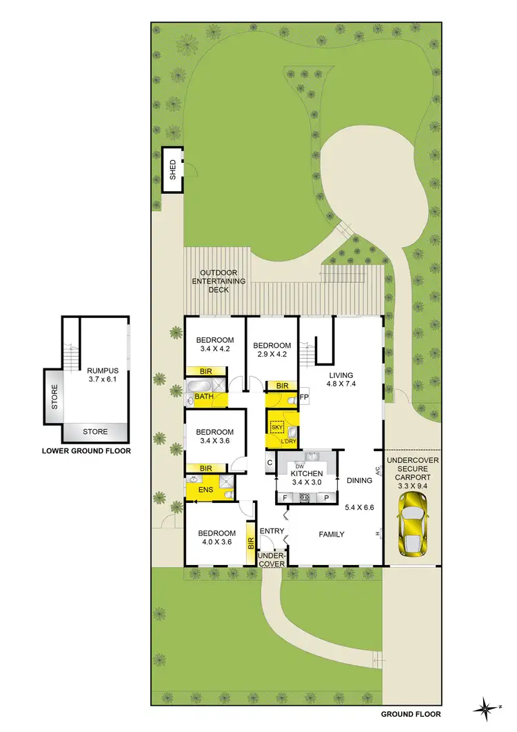 Floorplan of Homely house listing, 269 Scenic Road, Highton VIC 3216