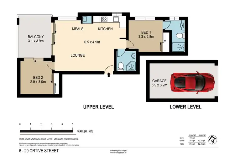 Floorplan of Homely unit listing, 6/29 Ortive Street, Yeronga QLD 4104