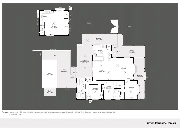 Floorplan of Homely house listing, 13 Mulgrue Court, Cable Beach WA 6726