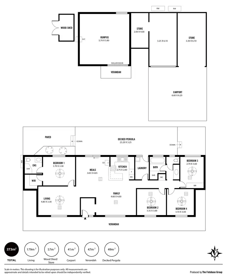 Floorplan of Homely house listing, 14 Weeroona Drive, Milang SA 5256