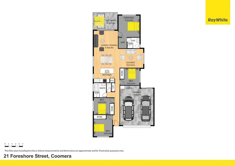 Floorplan of Homely house listing, 21 Foreshore Street, Coomera QLD 4209