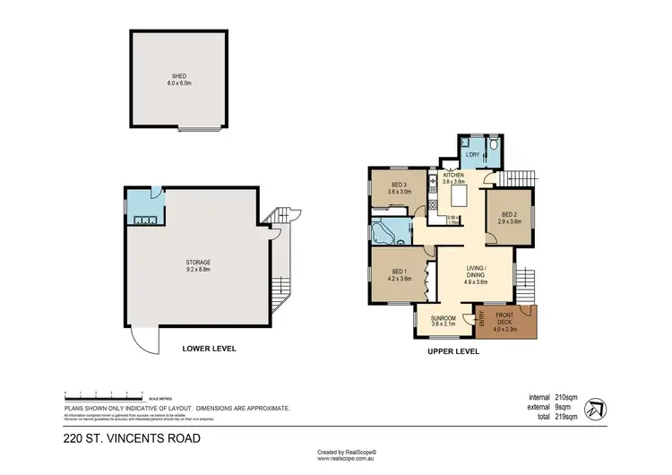 Floorplan of Homely house listing, 220 Saint Vincents Road, Banyo QLD 4014