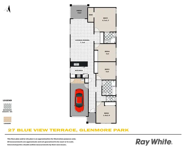 Floorplan of Homely house listing, 27 Blue View Terrace, Glenmore Park NSW 2745