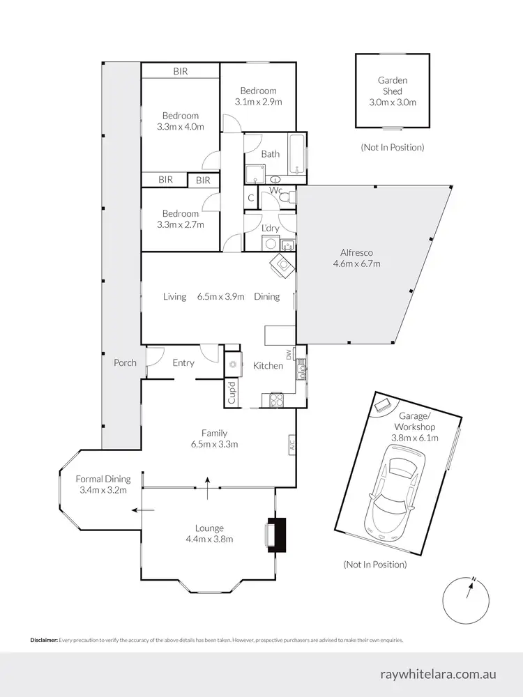Floorplan of Homely house listing, 19 Sheeran Crescent, Lara VIC 3212
