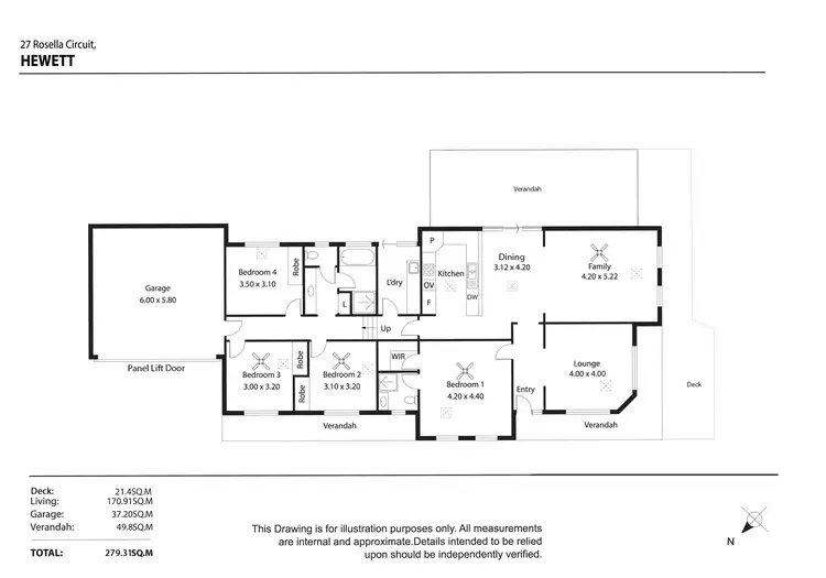 Floorplan of Homely house listing, 27 Rosella Circuit, Hewett SA 5118