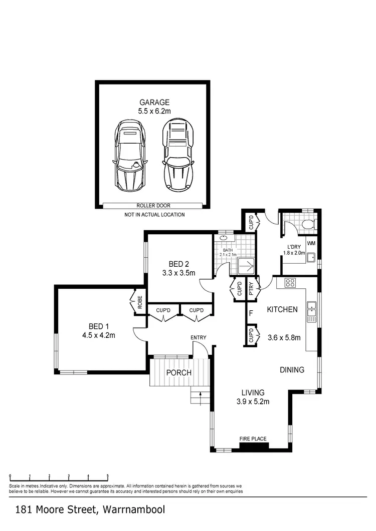 Floorplan of Homely house listing, 181 Moore Street, Warrnambool VIC 3280