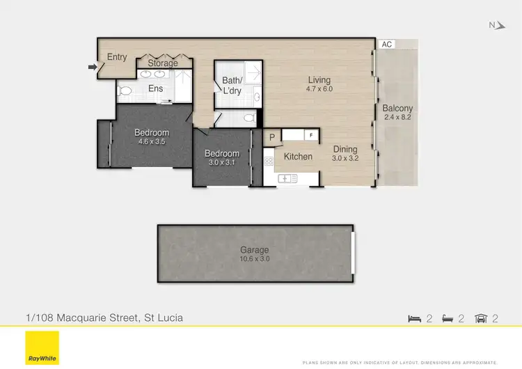Floorplan of Homely other listing, 1/108 Macquarie Street, St Lucia QLD 4067