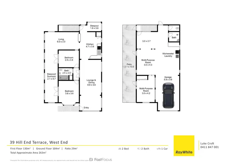 Floorplan of Homely house listing, 39 Hill End Terrace, West End QLD 4101