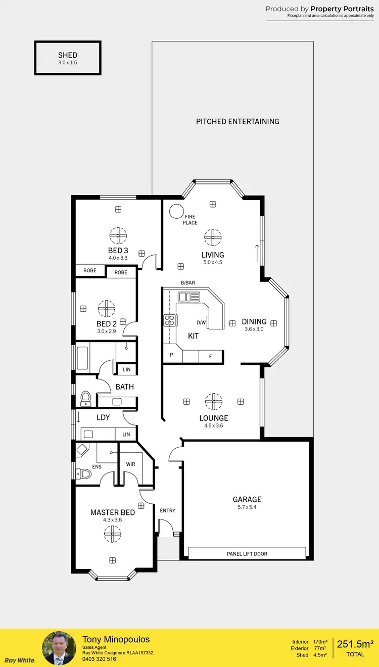 Floorplan of Homely house listing, 13 Riesling Crescent, Andrews Farm SA 5114
