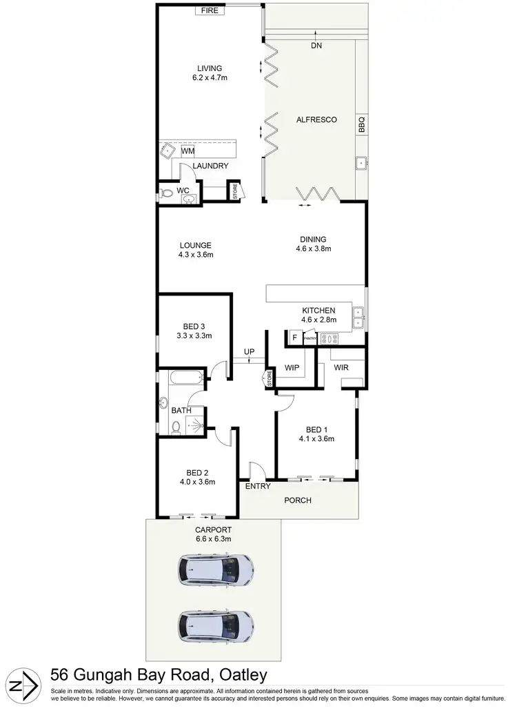 Floorplan of Homely house listing, 56 Gungah Bay Road, Oatley NSW 2223