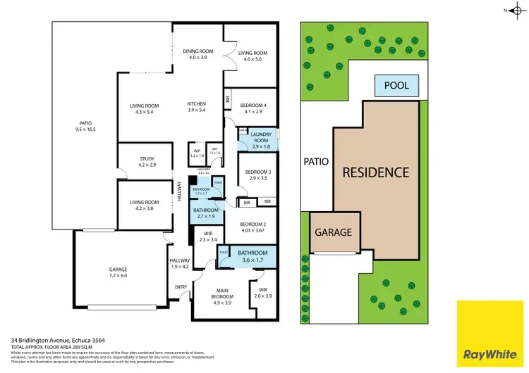 Floorplan of Homely house listing, 34 Bridlington Avenue, Echuca VIC 3564