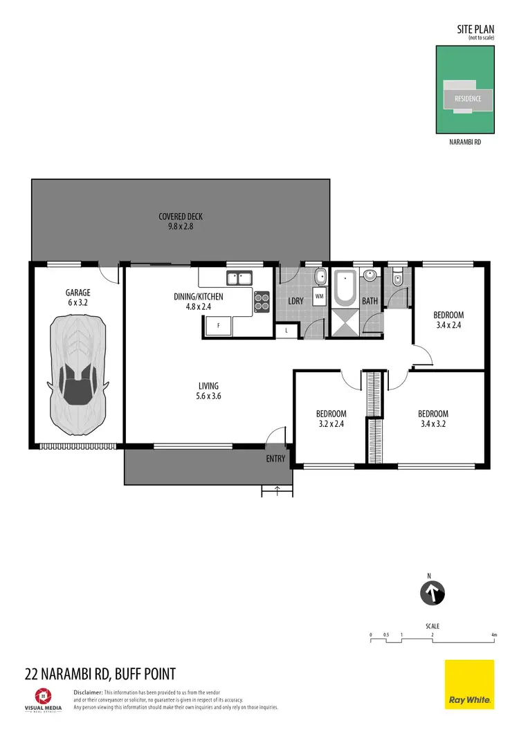 Floorplan of Homely house listing, 22 Narambi Road, Buff Point NSW 2262
