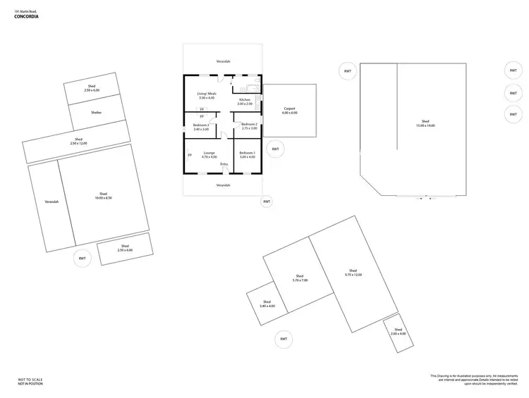 Floorplan of Homely house listing, 191 Martin Road, Concordia SA 5118