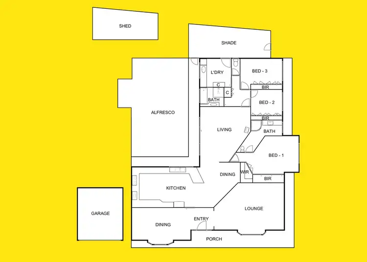 Floorplan of Homely house listing, 2 Wanera Way, Mildura VIC 3500