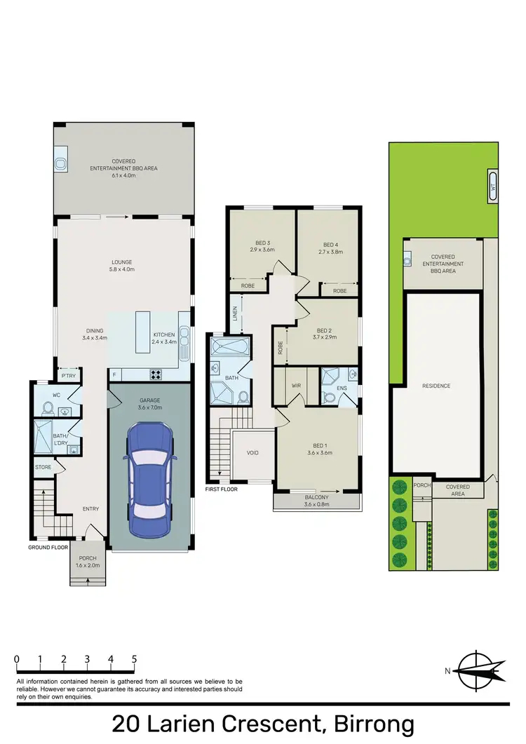 Floorplan of Homely house listing, 20 Larien Crescent, Birrong NSW 2143