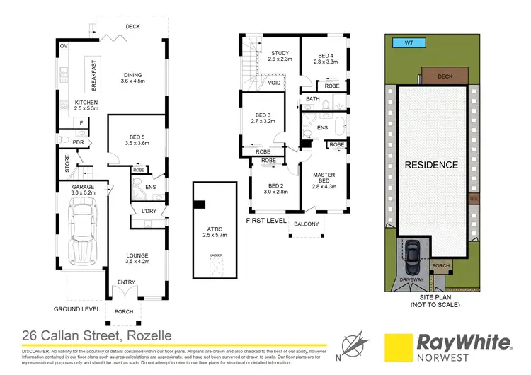 Floorplan of Homely house listing, 26 Callan Street, Rozelle NSW 2039
