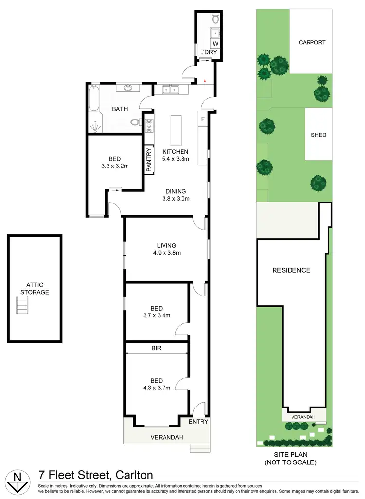 Floorplan of Homely house listing, 7 Fleet Street, Carlton NSW 2218