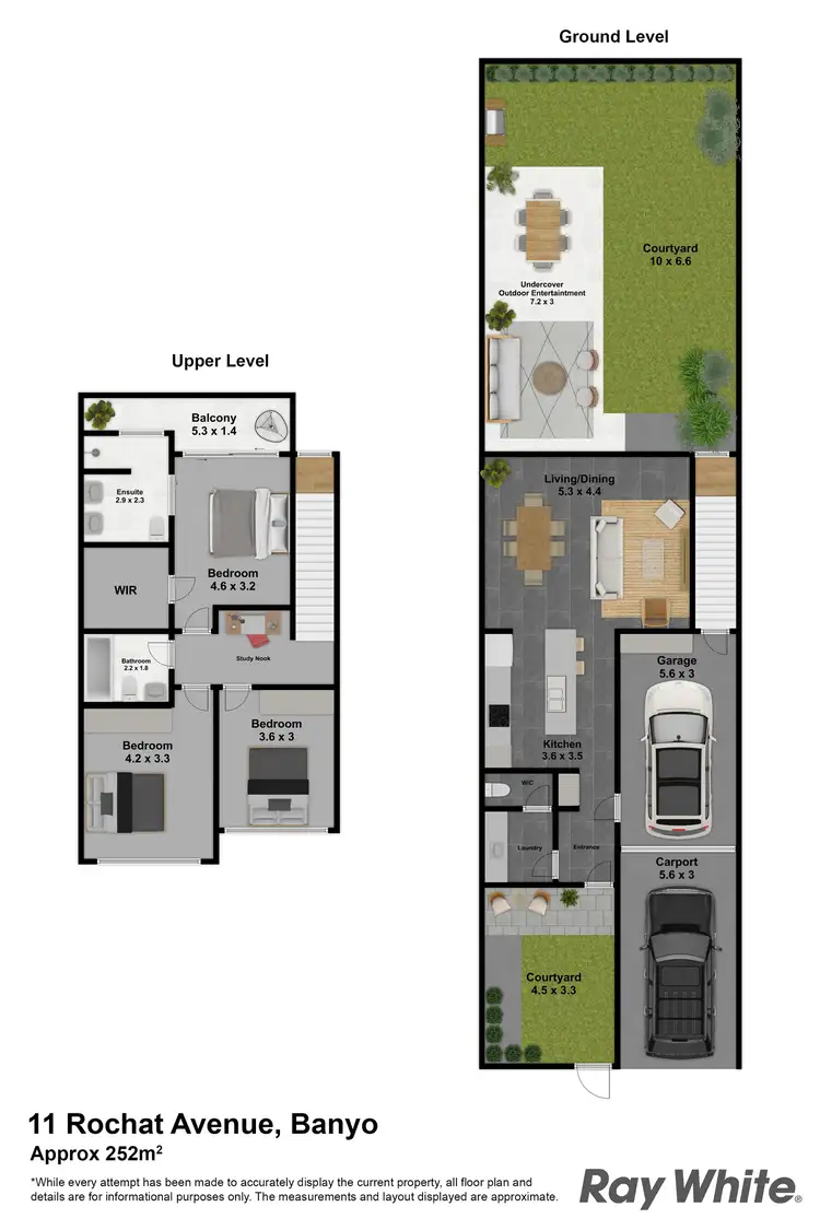 Floorplan of Homely townhouse listing, 11 Rochat Avenue, Banyo QLD 4014
