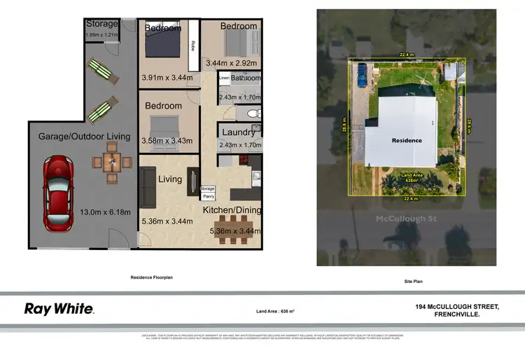 Floorplan of Homely house listing, 194 Mccullough Street, Frenchville QLD 4701