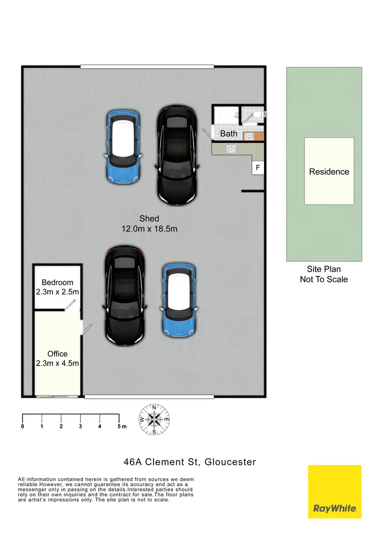Floorplan of Homely other listing, 46A Clement Street, Gloucester NSW 2422
