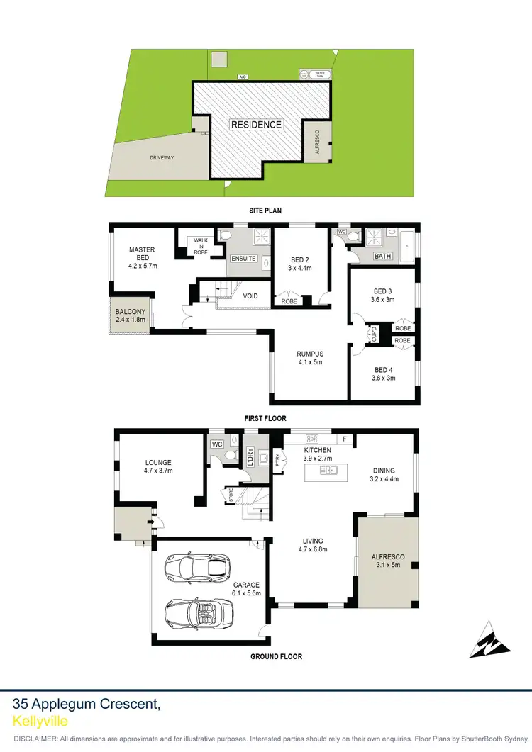 Floorplan of Homely house listing, 35 Applegum Crescent, North Kellyville NSW 2155