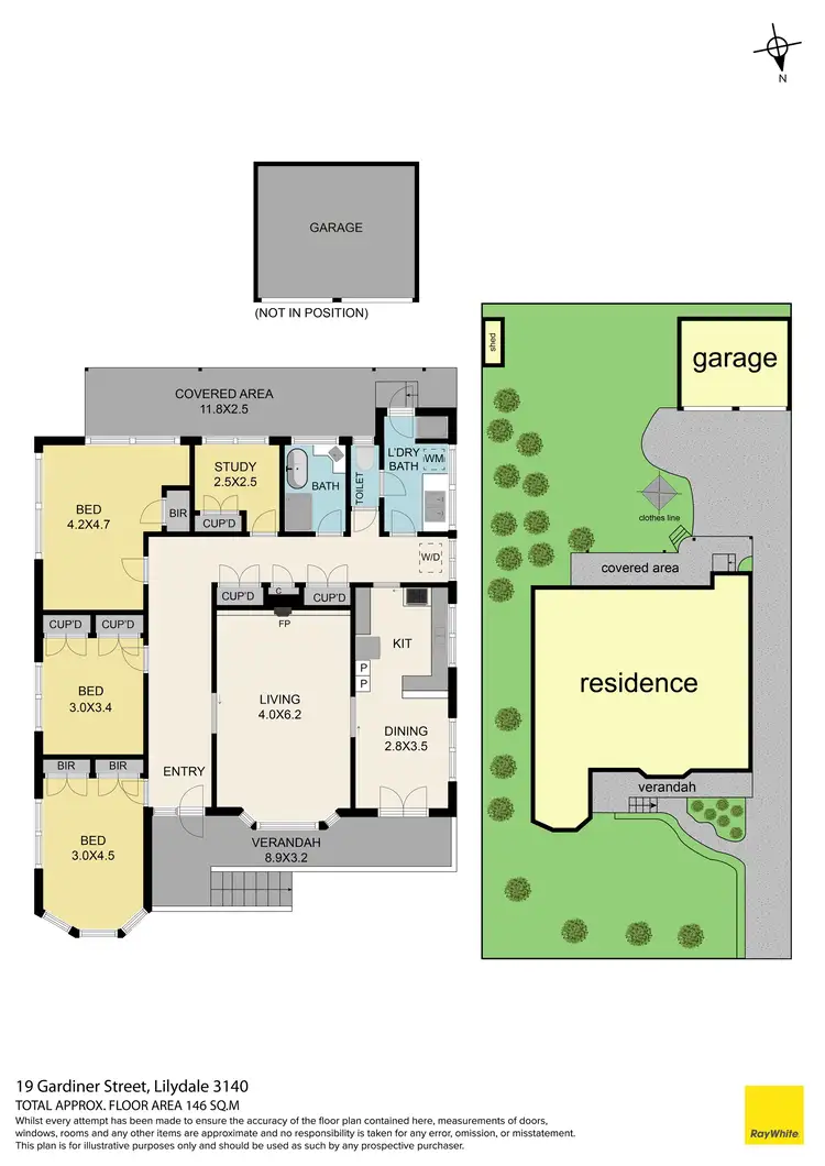 Floorplan of Homely house listing, 19 Gardiner Street, Lilydale VIC 3140