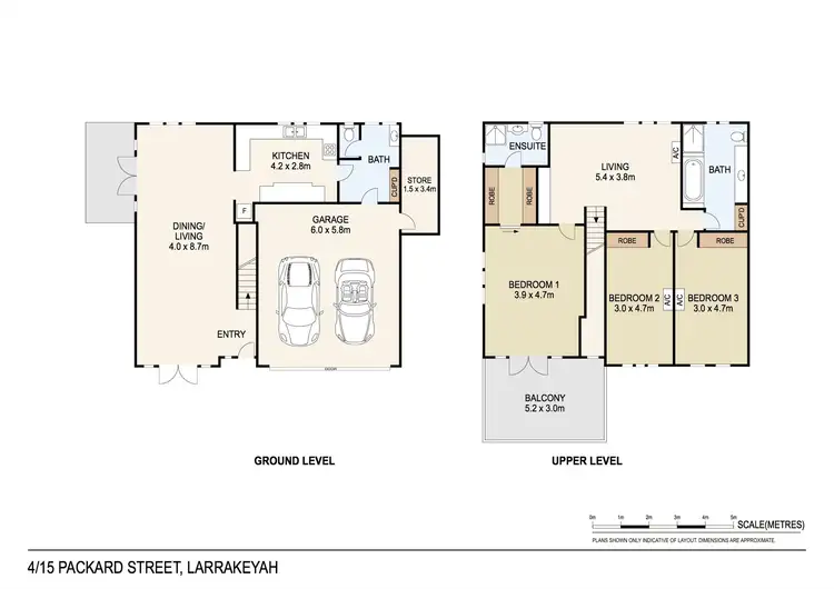 Floorplan of Homely townhouse listing, 4/15 Packard Street, Larrakeyah NT 820