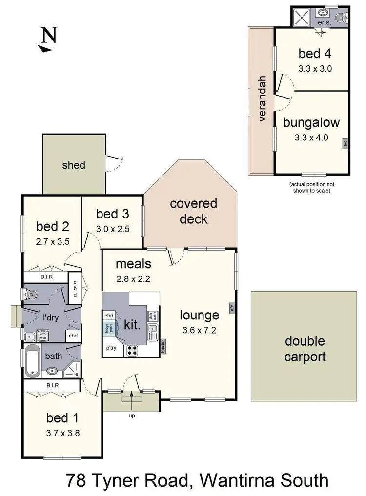 Floorplan of Homely house listing, 78 Tyner Road, Wantirna South VIC 3152