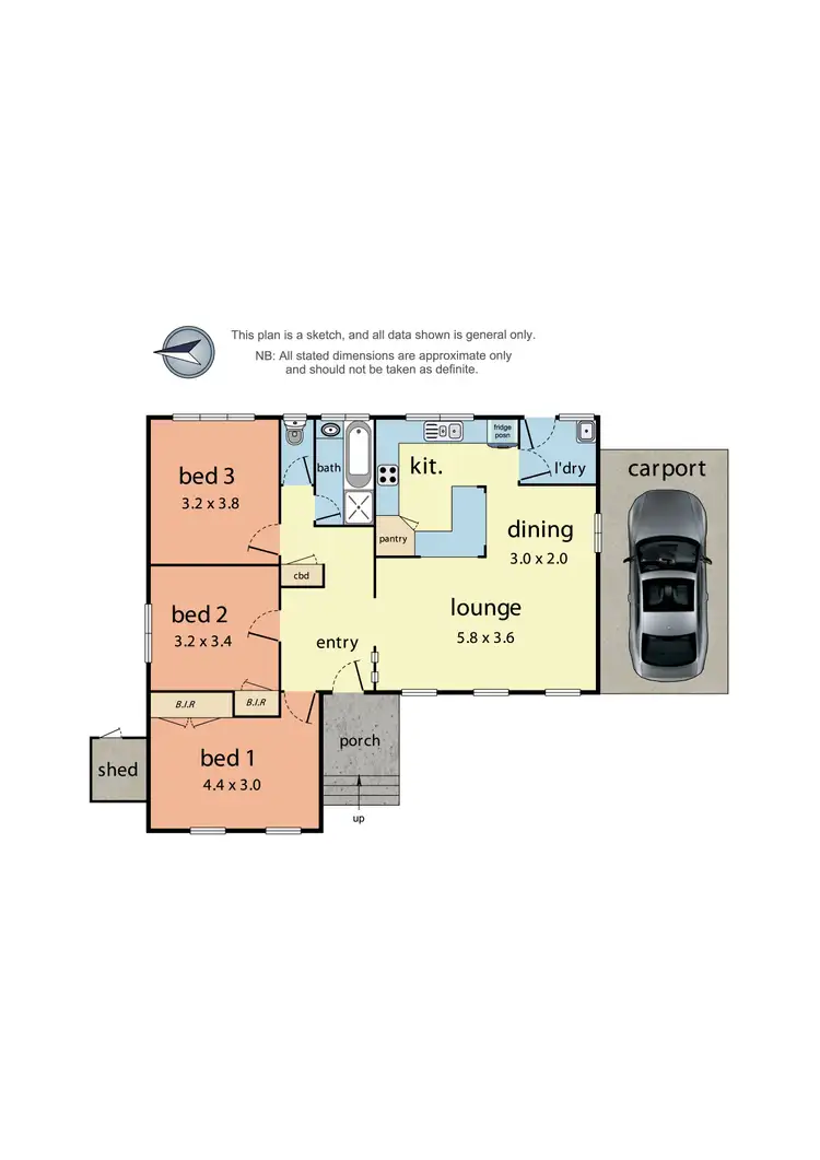 Floorplan of Homely house listing, 48 Kimberley Drive, Chirnside Park VIC 3116