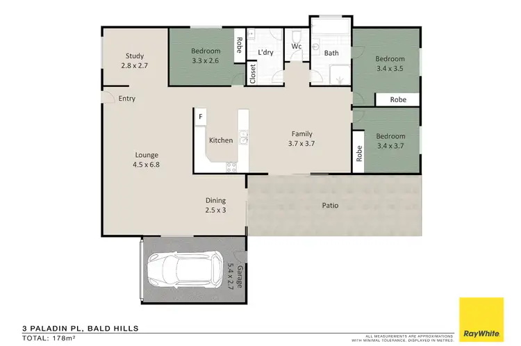 Floorplan of Homely house listing, 3 Paladin Place, Bald Hills QLD 4036