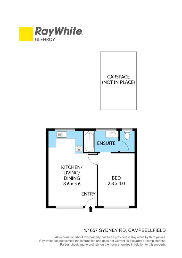 Floorplan of Homely unit listing, 1/1657 Sydney Road, Campbellfield VIC 3061