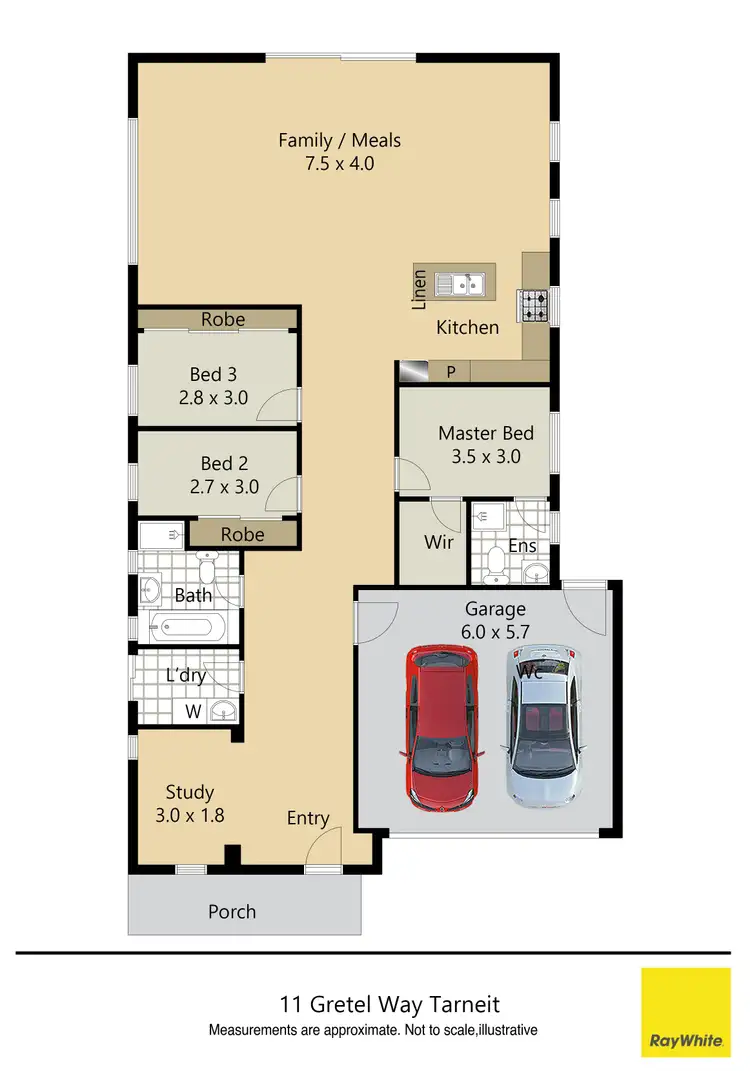 Floorplan of Homely house listing, 11 Gretel Way, Tarneit VIC 3029