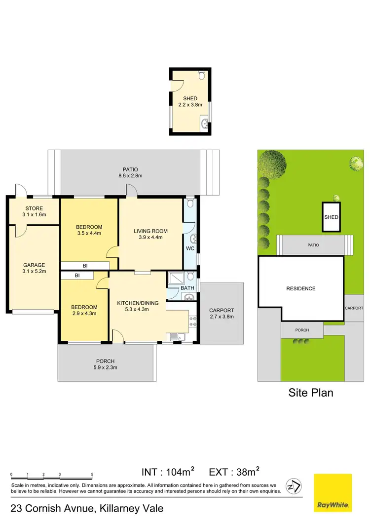 Floorplan of Homely house listing, 23 Cornish Avenue, Killarney Vale NSW 2261