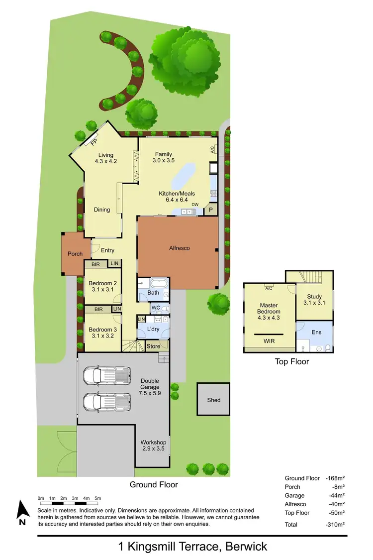 Floorplan of Homely house listing, 1 Kingsmill Terrace, Berwick VIC 3806