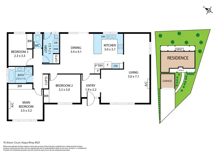 Floorplan of Homely house listing, 15 Alison Court, Kippa-Ring QLD 4021