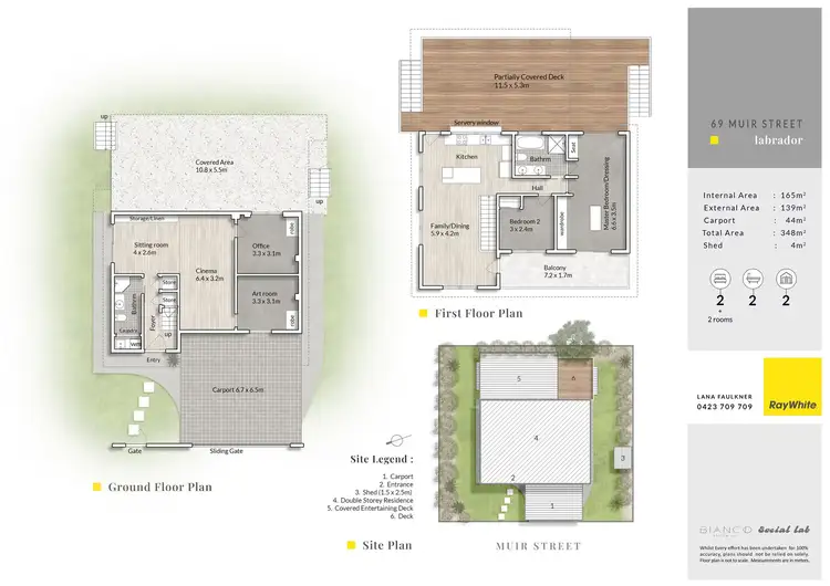 Floorplan of Homely house listing, 69 Muir Street, Labrador QLD 4215