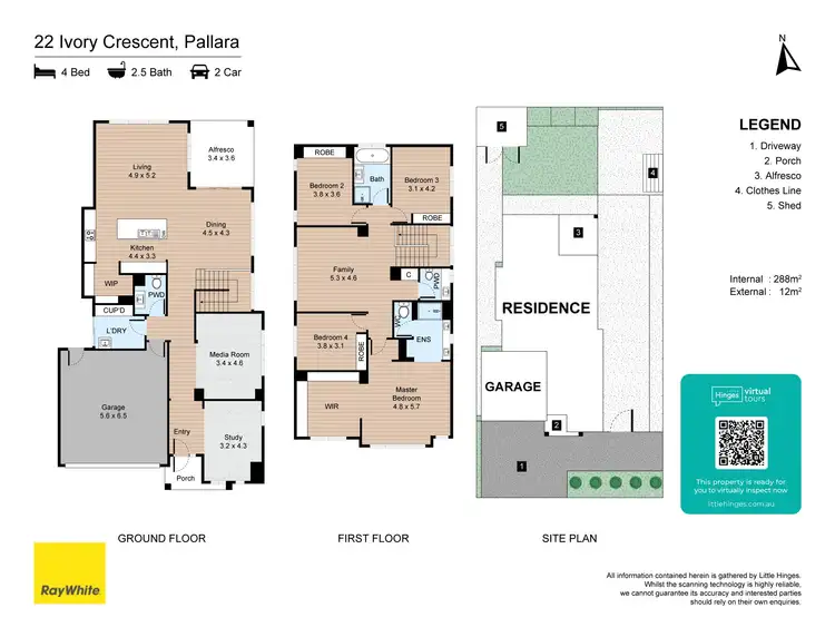 Floorplan of Homely house listing, 22 Ivory Crescent, Pallara QLD 4110