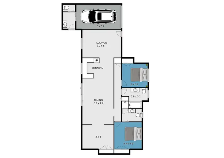Floorplan of Homely house listing, 7 Osborn Crescent, Raymond Terrace NSW 2324