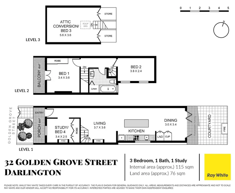 Floorplan of Homely house listing, 32 Golden Grove Street, Darlington NSW 2008