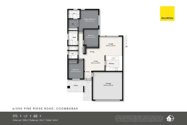 Floorplan of Homely townhouse listing, 6/590 Pine Ridge Road, Coombabah QLD 4216