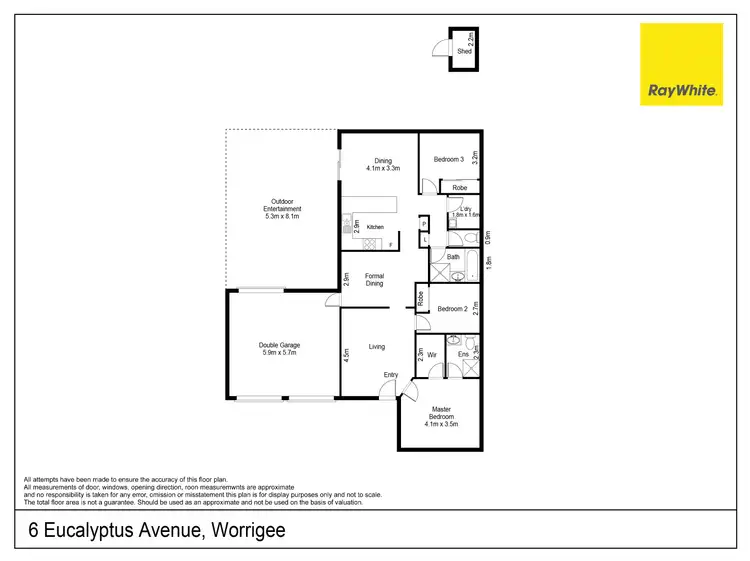 Floorplan of Homely house listing, 6 Eucalyptus Avenue, Worrigee NSW 2540