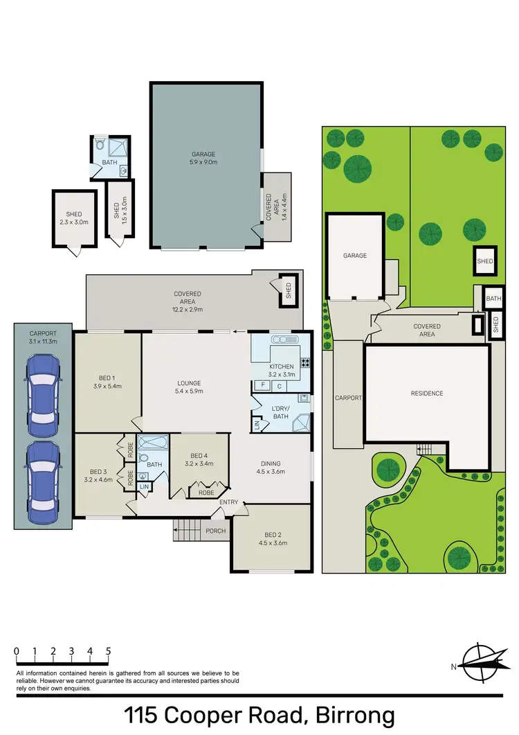 Floorplan of Homely house listing, 115 Cooper Road, Birrong NSW 2143
