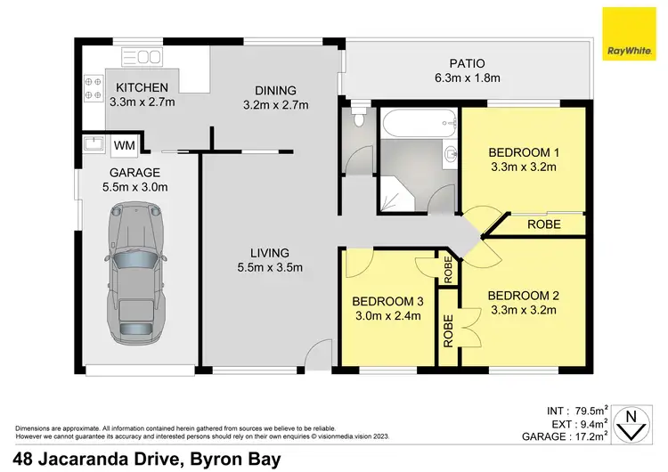 Floorplan of Homely house listing, 48 Jacaranda Drive, Byron Bay NSW 2481
