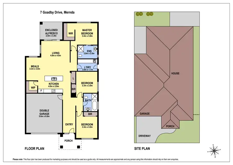 Floorplan of Homely house listing, 7 Goadby Drive, Mernda VIC 3754