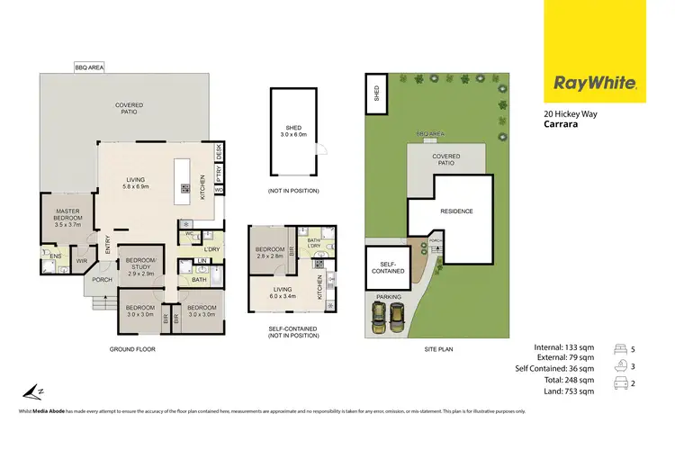 Floorplan of Homely house listing, 20 Hickey Way, Carrara QLD 4211