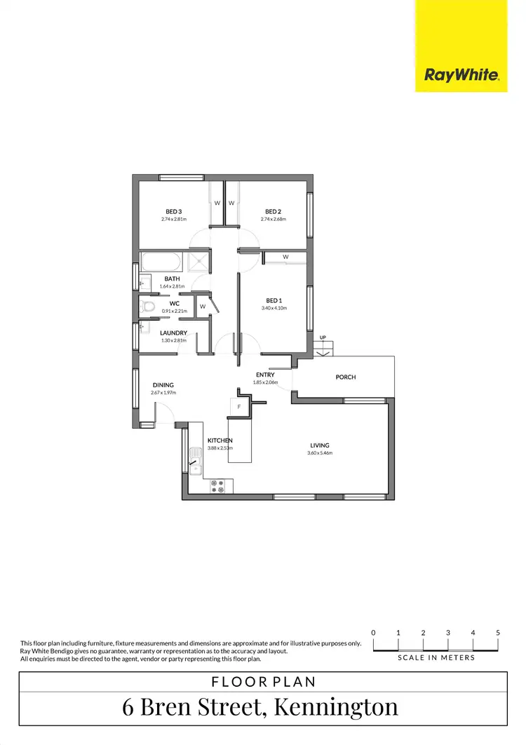 Floorplan of Homely house listing, 6 Bren Street, Kennington VIC 3550