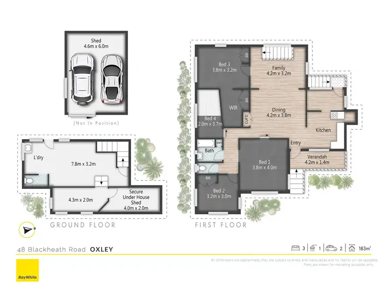 Floorplan of Homely house listing, 48 Blackheath Road, Oxley QLD 4075