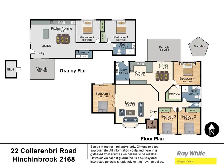 Floorplan of Homely house listing, 22 Collarenebri Road, Hinchinbrook NSW 2168
