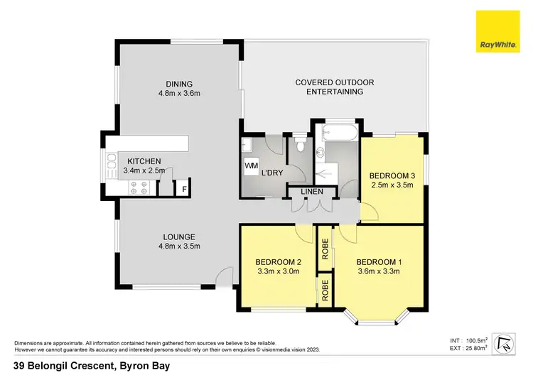 Floorplan of Homely house listing, 39 Belongil Crescent, Byron Bay NSW 2481