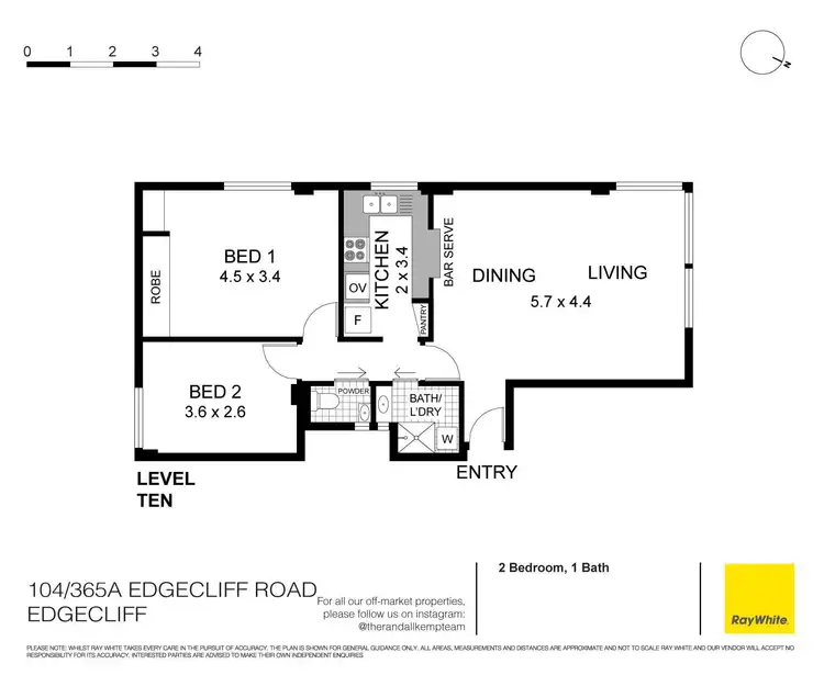 Floorplan of Homely apartment listing, 104/365a Edgecliff Road, Edgecliff NSW 2027